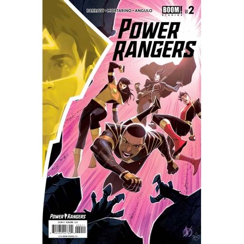 POWER RANGERS # 2 COVER A SCALERA