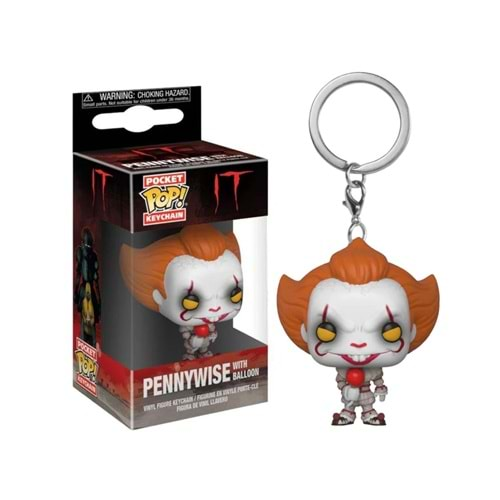 FUNKO POP PENNYWISE WITH BALLOON KEYCHAIN