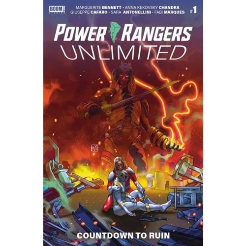 POWER RANGERS UNLIMITED COUNTDOWN TO RUN # 1 COVER A VALERIO (ONE-SHOT)