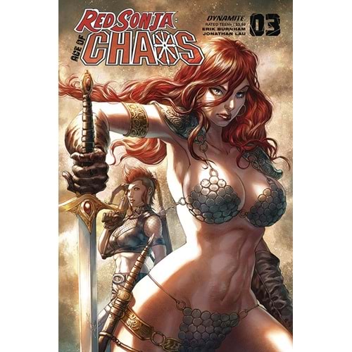 RED SONJA AGE OF CHAOS # 3 COVER B QUAH