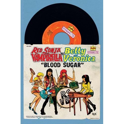 RED SONJA AND VAMPIRELLA MEET BETTY AND VERONICA # 3 COVER B HACK