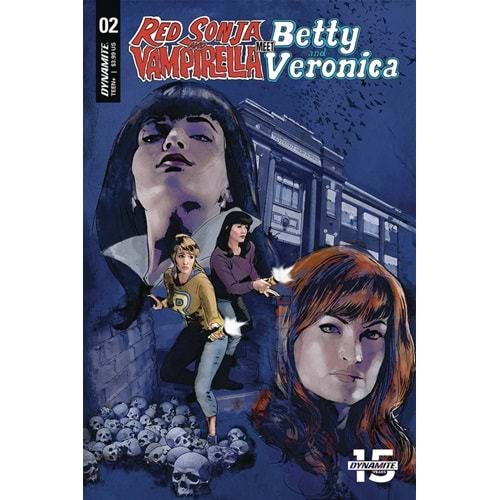 RED SONJA AND VAMPIRELLA MEET BETTY AND VERONICA # 2 COVER E STAGGS