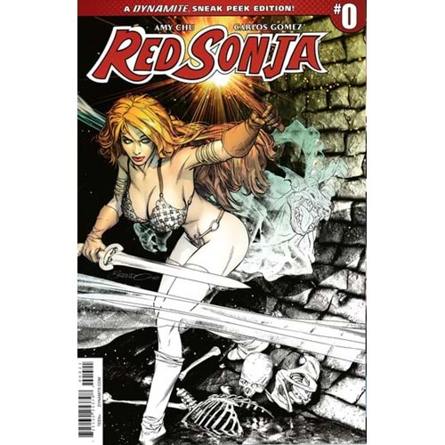 RED SONJA (2016) # 0 COVER B 1:50 PETERSON SNEAK PEEK VARIANT