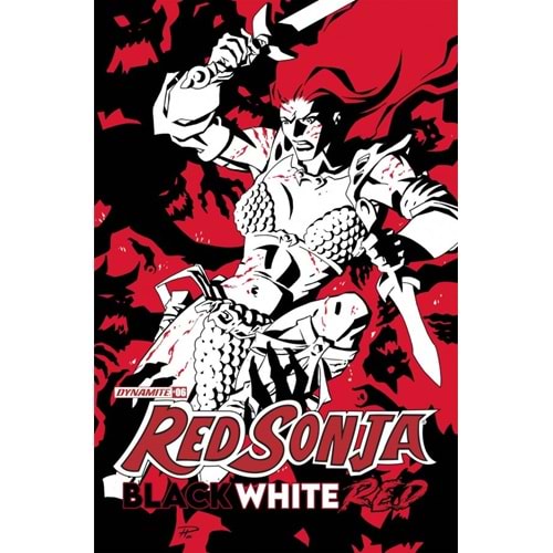 RED SONJA BLACK WHITE RED # 7 COVER A HESTER