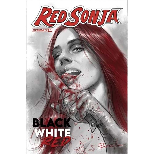 RED SONJA BLACK WHITE RED # 4 COVER A PARRILLO