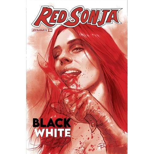 RED SONJA BLACK WHITE RED # 4 COVER E 1:10 PARRILLO TINTED