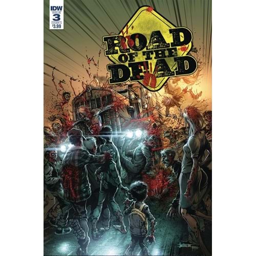 ROAD OF THE DEAD HIGHWAY TO HELL # 3 COVER A SANTIPEREZ
