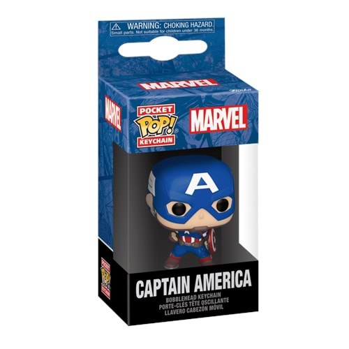 FUNKO POP MARVEL CAPTAIN AMERICA KEYCHAIN