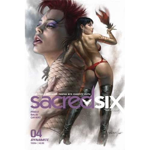 SACRED SIX # 4 COVER A PARRILLO