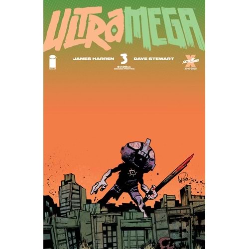ULTRAMEGA # 3 SECOND PRINTING COVER A JAMES HARREN