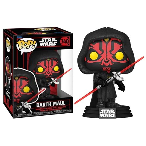 FUNKO POP STAR WARS DARK SIDE DARTH MAUL 740 BOBBLE HEAD