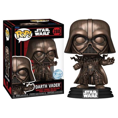 FUNKO POPSTAR WARS DARK SIDE DARTH VADER BRONZE METALLIC SPECIAL EDITION 288