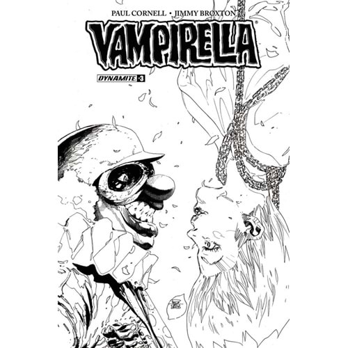 VAMPIRELLA (2017) # 3 (OF 11) COVER F 1:20 TAN BLACK&WHITE