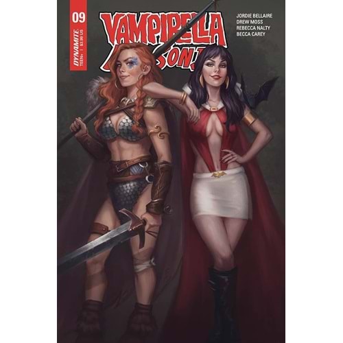 VAMPIRELLA RED SONJA # 9 COVER B SAMPAIO
