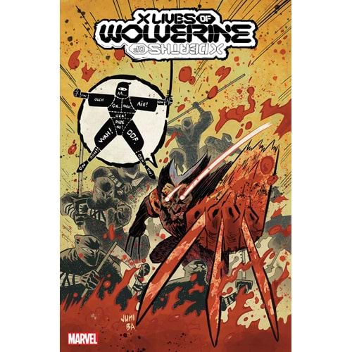 X LIVES OF WOLVERINE # 5 1:25 JUNI BA ANIMATION STYLE VARIANT