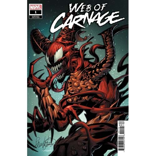 WEB OF CARNAGE # 1 1:25 SALVADOR LARROCA VARIANT