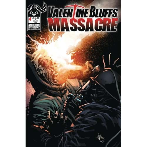 VALENTINE BLUFFS MASSACRE # 4 COVER A MARTINEZ