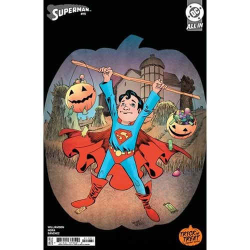 SUPERMAN (2023) # 19 COVER E KELLEY JONES TRICK OR TREAT CARD STOCK VARIANT