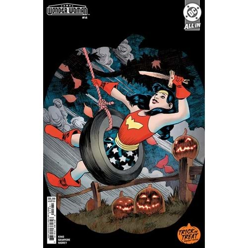 WONDER WOMAN (2023) # 14 COVER D KELLEY JONES TRICK OR TREAT CARD STOCK VARIANT