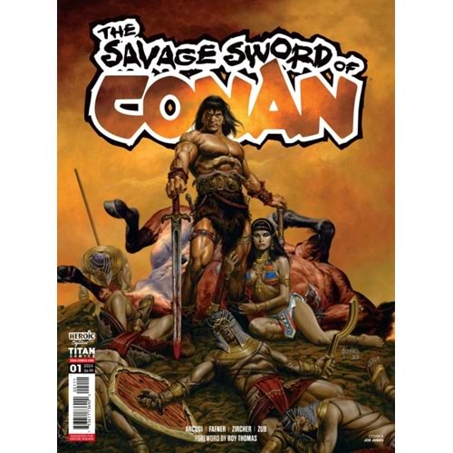 SAVAGE SWORD OF CONAN # 1 COVER A JUSKO