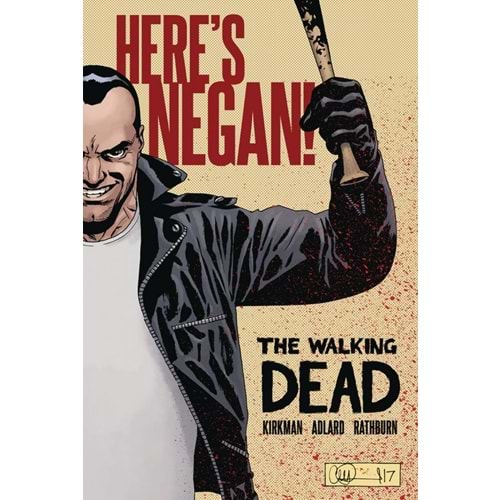 WALKING DEAD HERES NEGAN HC