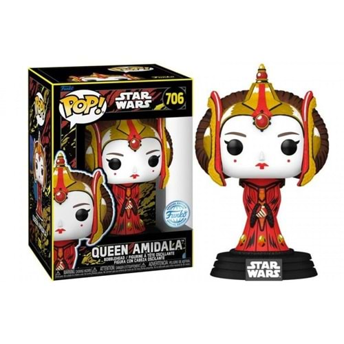 FUNKO POP STAR WARS PHANTOM MENACE ANNIVERSARY QUEEN AMIDALA RETRO 706