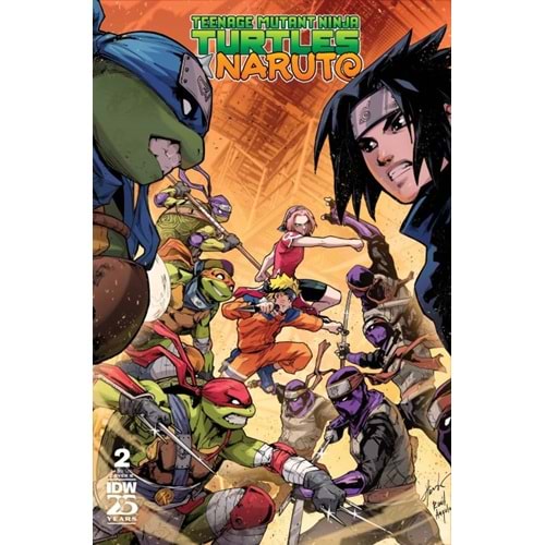 TEENAGE MUTANT NINJA TURTLES X NARUTO # 2 COVER B PRASETYA VARIANT
