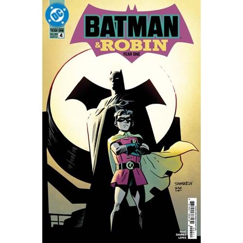 BATMAN AND ROBIN YEAR ONE # 4 (OF 12) COVER A CHRIS SAMNEE