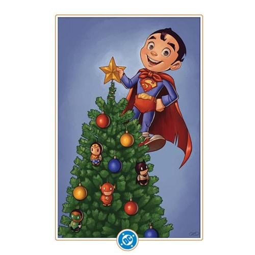 SUPERMAN (2023) # 21 COVER E CHRISSIE ZULLO DC WINTER WONDERLAND CARD STOCK VARIANT