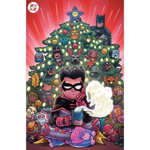 BATMAN SANTA CLAUS SILENT KNIGHT RETURNS # 1 (OF 5) COVER C DAN HIPP DC HOLIDAY SURPRISE RUB AND SMELL POLYBAG VARIANT