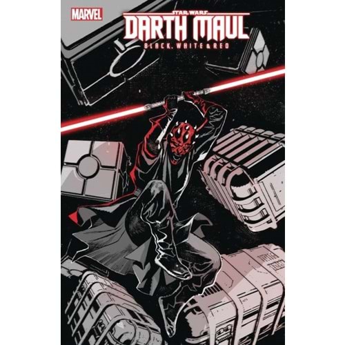 STAR WARS DARTH MAUL BLACK WHITE RED # 3