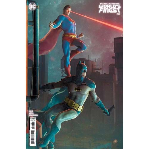 BATMAN SUPERMAN WORLDS FINEST (2022) # 29 COVER B BJORN BARENDS CARD STOCK VARIANT