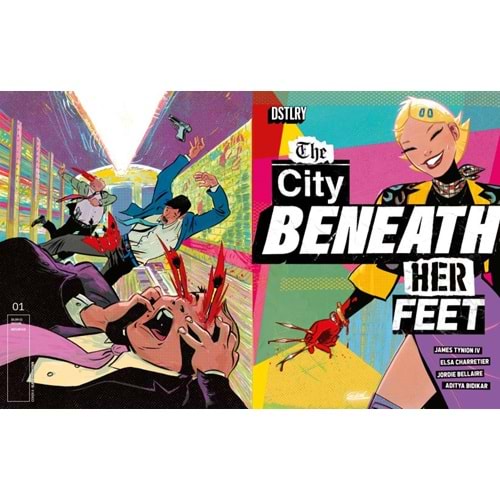 CITY BENEATH HER FEET # 1 COVER A CHARRETIER