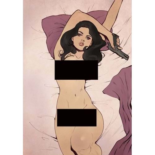 GUN HONEY COLLISION COURSE # 1 COVER G DARNELL NUDE BAGGED