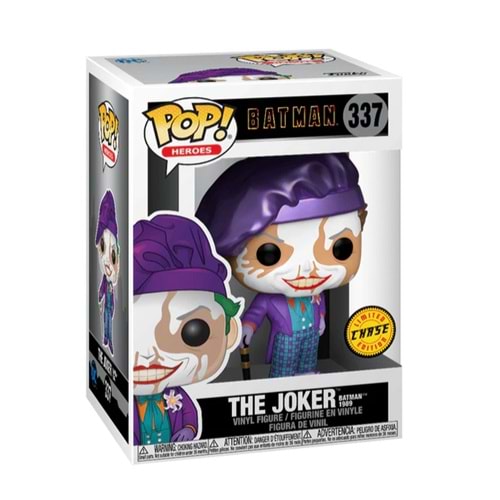 FUNKO POP DC COMICS BATMAN 1989 THE JOKER 337 LIMITED CHASE EDITION