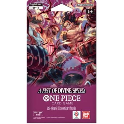 ONE PIECE CARD GAME A FIST OF DIVINE SPEED OP-11 BOOSTER PACK (İNGİLİZCE)