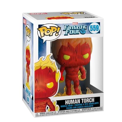 FUNKO POP MARVEL FANTASTIC FOUR HUMAN TORCH 559