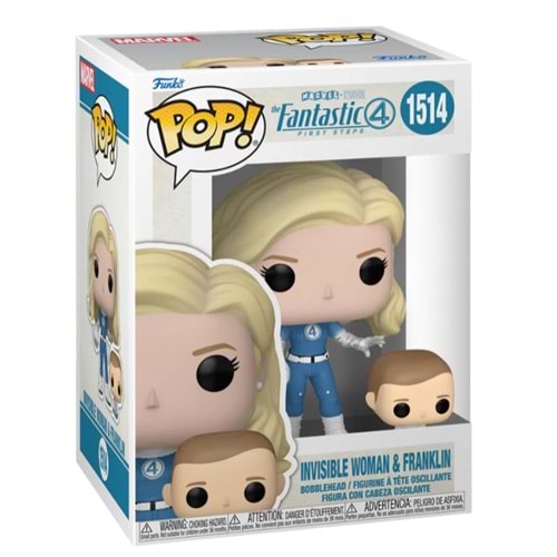 FUNKO POP MARVEL FANTASTIC FOUR INVISIBLE WOMAN & FRANKLIN 1514
