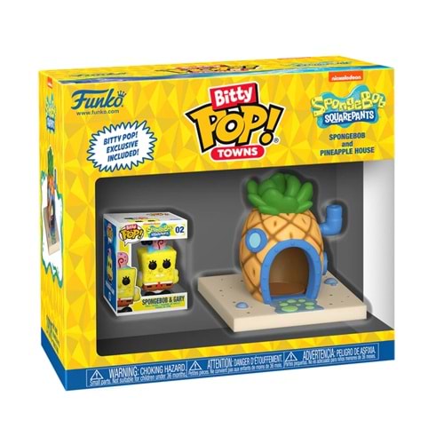FUNKO BITTY POP TOWN SPONGEBOB AND PINEAPPLE HOUSE