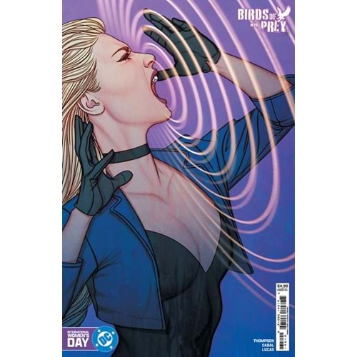 BIRDS OF PREY (2023) # 19 COVER D JENNY FRISON INTERNATIONAL WOMENS DAY BLACK CANARY CARD STOCK VARIANT
