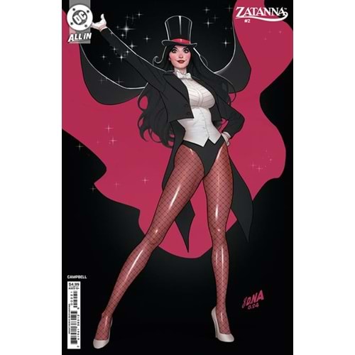 ZATANNA (2025) #2 (OF 6) COVER B DAVID NAKAYAMA CARD STOCK VARIANT