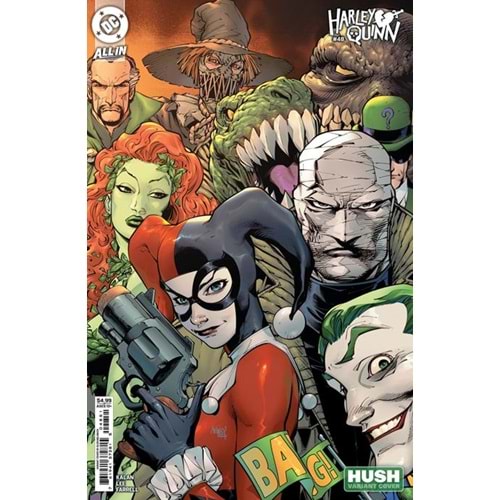 HARLEY QUINN (2021) # 48 COVER D GLEB MELNIKOV HUSH CARD STOCK VARIANT