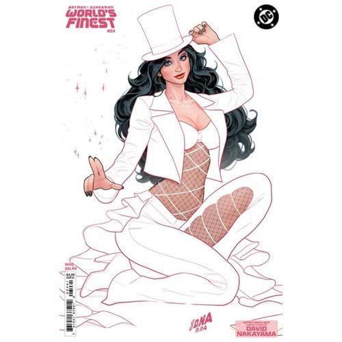 BATMAN SUPERMAN WORLDS FINEST (2022) # 34 COVER D DAVID NAKAYAMA ARTIST SPOTLIGHT CARD STOCK VARIANT