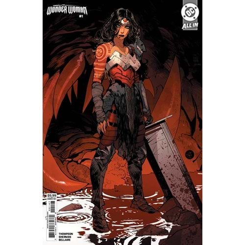 ABSOLUTE WONDER WOMAN # 1 FIFTH PRINTING COVER B DAN MORA CARD STOCK VARIANT