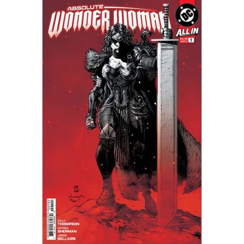 ABSOLUTE WONDER WOMAN # 1 FOURTH PRINTING COVER A JIM LEE