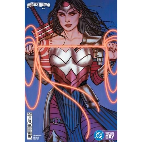 ABSOLUTE WONDER WOMAN # 6 COVER E JENNY FRISON INTERNATIONAL WOMENS DAY CARD STOCK VARIANT