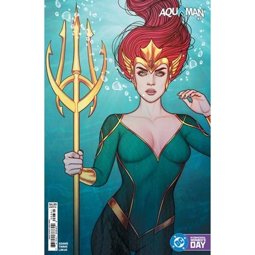 AQUAMAN (2025) # 3 COVER E JENNY FRISON INTERNATIONAL WOMENS DAY MERA CARD STOCK VARIANT