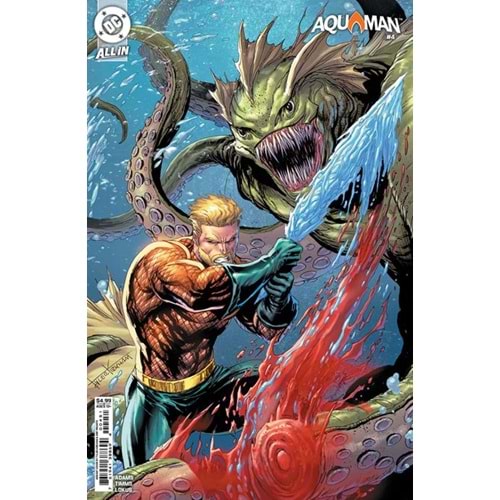 AQUAMAN (2025) # 4 COVER D TYLER KIRKHAM CARD STOCK VARIANT