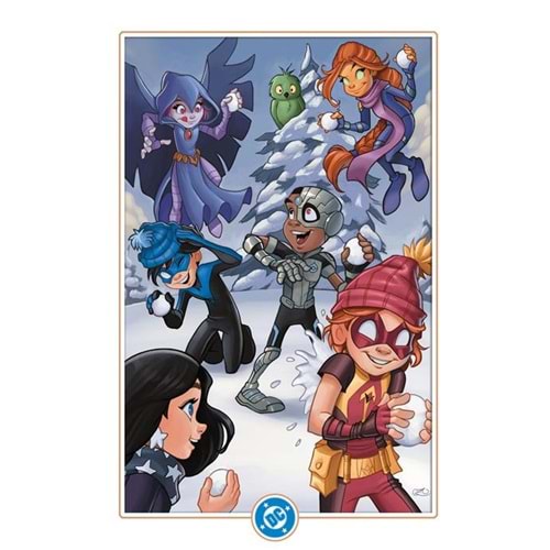 TITANS (2023) # 18 COVER D CHRISSIE ZULLO DC WINTER WONDERLAND CARD STOCK VARIANT