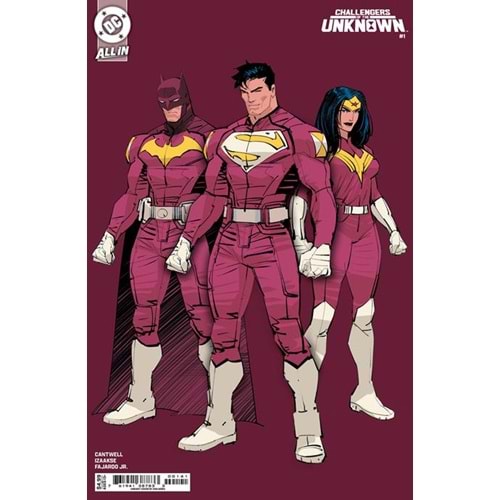 CHALLENGERS OF THE UNKNOWN (2024) #1 (OF 6) COVER D DAN MORA DESIGN CARD STOCK VARIANT